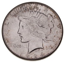 1926-S Silver Peace Dollar in Choice BU Condition, Excellent Eye Appeal - £79.62 GBP