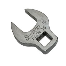 Snap On Tool FCOM-15 15mm USA 3/8&quot; Drive Open End SAE Chrome Crowfoot Wrench USA - £17.07 GBP