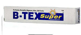 B Tex  super White Ointment Itches Pimples Crack Skin 12g - $6.65