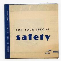 B O A C Your Special Safety Brochure 1946 British Overseas Airways Corpo... - $443.52