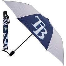 MLB Tampa Bay Rays 42&quot; Travel Umbrella by McArthur for Windcraft - £27.29 GBP