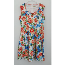 Lindy Bop Women&#39;s Dress Multicolor Floral Size 2XL - £38.84 GBP