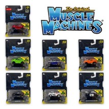 Lot of 7 Muscle Machines 2021 Series 1 Full Set with Exclusive Chase New HTF - £106.77 GBP