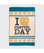 The Office Box Exclusive Pretzel Day Picnic Throw Blanket, NEW - $23.75