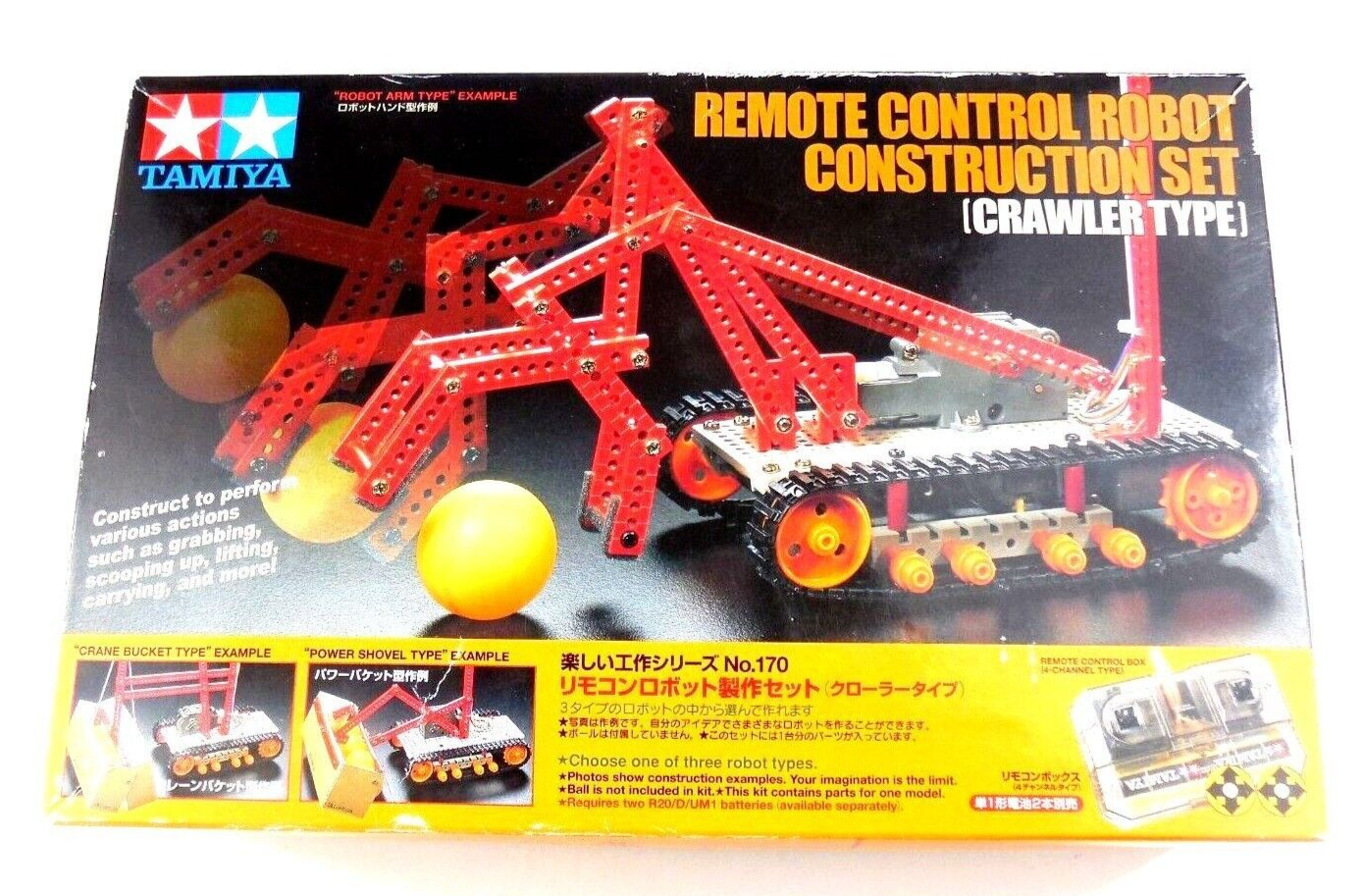 Tamiya Remote Control Robot Construction Set Track Crawler Style No 170 - $39.99