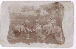 Germany Postcard Leonar RPPC Picnic Military Soldiers WWI Uniforms - £2.34 GBP