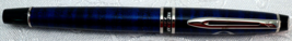 Waterman Blue Marble Ballpoint Pen Elsai Logo - $62.50