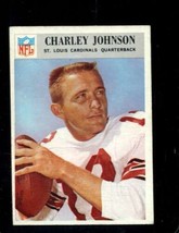 1966 Philadelphia #163 Charley Johnson Good Cardinals *X95809 - £0.98 GBP