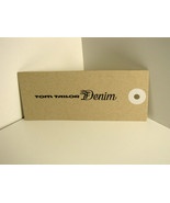 New Tom Tailor Denim Rectangular Label 12x5cm Drilled Cardboard Thick-
s... - $6.29