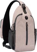 Crossbody Sling Bags By Fancosni For Men And Women, Sling Backpack,, Flaxen. - £29.72 GBP