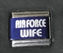 Airforce Wife Wholesale Italian Charm Enamel 9mm Link K40 - $15.00