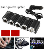 DC 12V/24V 4 Way Auto Car Cigarette Lighter Socket Splitter Power Charger - $392.44 MXN