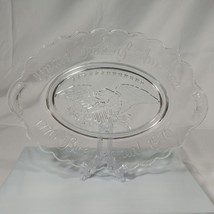 Avon United States of America Bicentennial 1776-1976 Oval Glass Plate 9&quot; - £10.56 GBP
