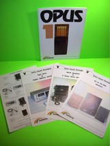 Rainbow OPUS 1 Original Jukebox Phonograph Music Promo Sale Flyer + Audio Flyers - £24.86 GBP