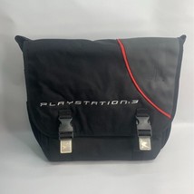 Playstation 3 PS3 Console Padded Messenger Bag Carrying Case Red And Black 17x15 - £19.45 GBP