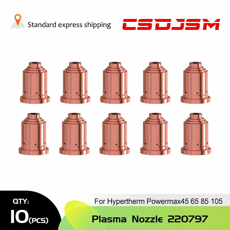 CSDJSM,10pk 220797 Plasma Cutter Gouge  Nozzle For Hypertherm Powermax 105A Goug - £77.41 GBP