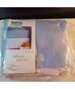 Vintage Martha Stewart Tailored Full Bed Skirt - Blue - $18.95 CAD