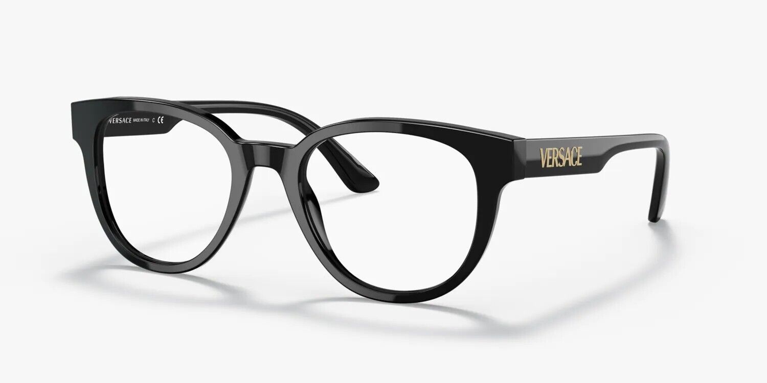 Primary image for Versace VE3317 Eyeglasses 3317 Eye Glasses GB1 Man Optical Frame 51mm Black NEW
