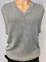 Dockers Mens Gray Knitted Pullover Sweater Vest Size M SKU 6726 - $14.43