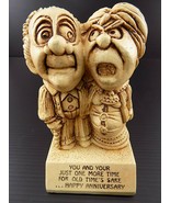 RARE 1972 O PAULA USA HAPPY ANNIVERSARY W251 COMIC COLLECTIBLE FIGURINE ... - $246.15 MXN