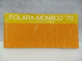 Dodge Polara Monaco 1973 Owners Manual 16365 - £13.23 GBP
