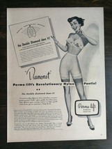 Vintage 1952 Perma Lift Girdles Panties Full Page Original Ad 721 - $6.64
