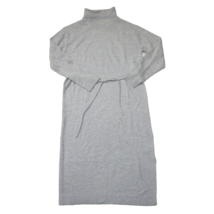 NWT Vince Turtleneck Midi in Heather Gray Wool &amp; Cashmere Sweater Dress S - £112.52 GBP