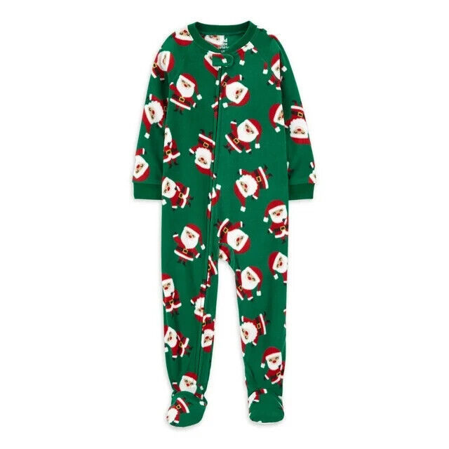 Carter's Child of Mine Baby &Toddler Unisex Christmas Pajama, Green Size 12M - $12.86