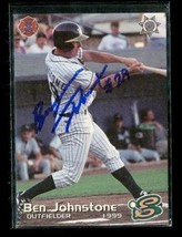 Vintage 1999 Grandstand Autograph Baseball Card #29 Ben Johnstone Emeralds - £6.58 GBP