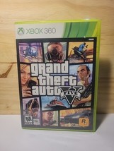 Grand Theft Auto V GTA Five 5 (Microsoft Xbox 360, 2013) With Map - £9.29 GBP