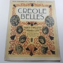 Creole Belles March Two Step by J. Bodewalt Lampe Sheet Music - £5.96 GBP