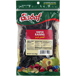 Sadaf Raisins Thompson 7 oz. - $8.90