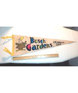 VINTAGE 1970s Busch Gardens Los Angeles 25&quot; FELT PENNANT Anheuser Eagle - $17.81