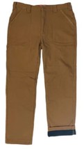Mens Coleman Copper Fleece Lined Canvas Utility Work Pants Size 40x32 NWT - £31.10 GBP