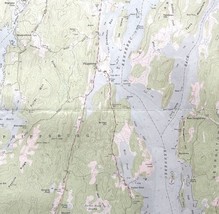 Map Phippsburg Maine 1957 Topographic Geological Survey 1:24000 27 x 22&quot; TOPO7 - £41.47 GBP