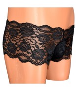 Black Lace Pouch Panty – Sissy &amp; Femboy Lingerie with Feminine Fit for C... - $16.57 CAD