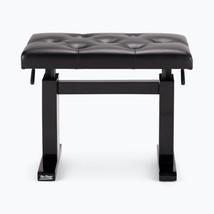 On-Stage KB9503B Adjustable Piano Bench Hydraulic Seat Black Gloss - $314.95
