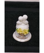 Georgian Fine Bone China 50th Golden Anniversary Bell - £9.40 GBP