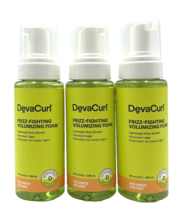 Devacurl Frizz-Fighting Volumizing Foam Body Booster 8 fl.oz-3 Pack - £88.41 GBP