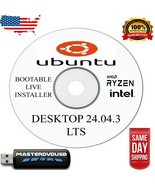 Ubuntu 24.04.3 LTS Bootable DVD | Latest September 2025 Release | Same-D... - $11.14 CAD