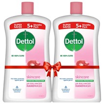 Dettol Skincare Germ Protection Handwash Liquid Soap Jar- 900ml (Pack of 2) - $64.99
