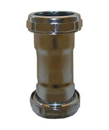 Slip Joint Both Ends, Chrome Plated Brass, 1-1/4-In. - $23.76