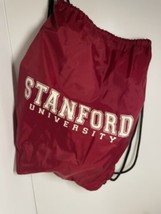 Burgundy Stanford University Cinch bag backpack 17 by 14 inches - £13.04 GBP