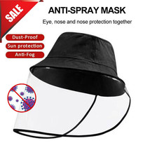 Us Anti-Spitting Protective Cap Cover Outdoor Fisherman Hat Us Stock - £11.96 GBP