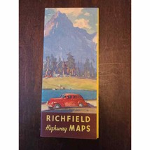 West Coast Highway Maps Courtesy of Richfield 1935 Edition - $43.17