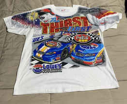 Chase Authentics All Over Print Coca Cola 600 Charlotte Large RARE EUC - $46.54