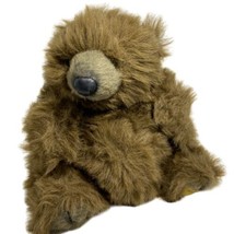 Fancy Zoo 12 inch Brown Pot Belly Bear Stuffed Animal Vintage Plush  - £15.28 GBP