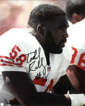 Todd Kelly signed San Francisco 49ers 8x10 Photo #58 (black sig) - £11.80 GBP