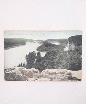 Oregon IL Thousand Islands Rock River Vintage Postcard Unposted - £7.75 GBP