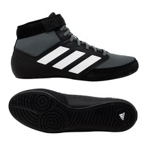 Adidas | FZ2591 | Mat Hog 2.0 | Black/Onyx/White Wrestling Shoes | 2021 ... - $84.99